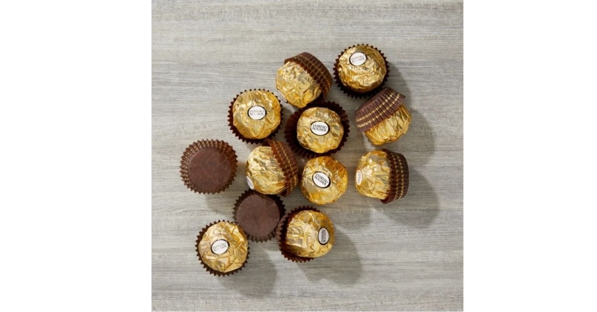ferrero rocher milk chocolate hazelnut candy