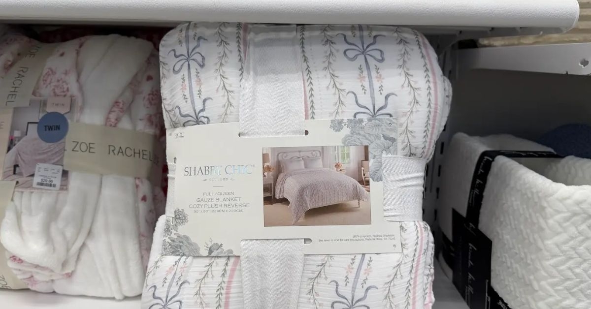 shabby chic blanket