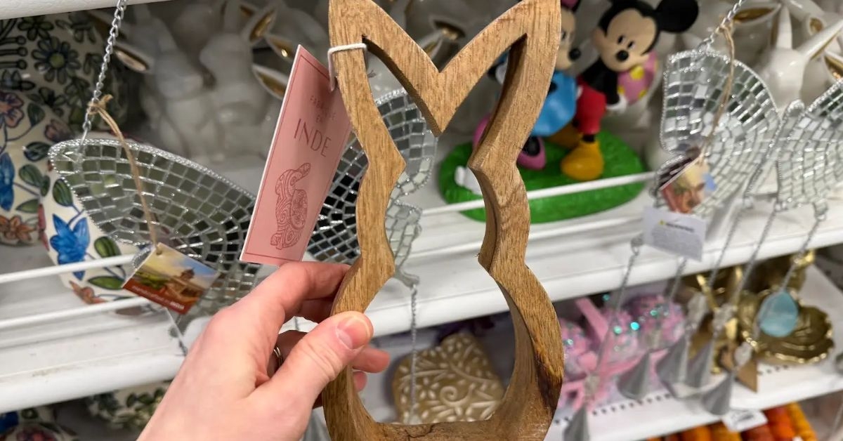 wood cutout easter decor