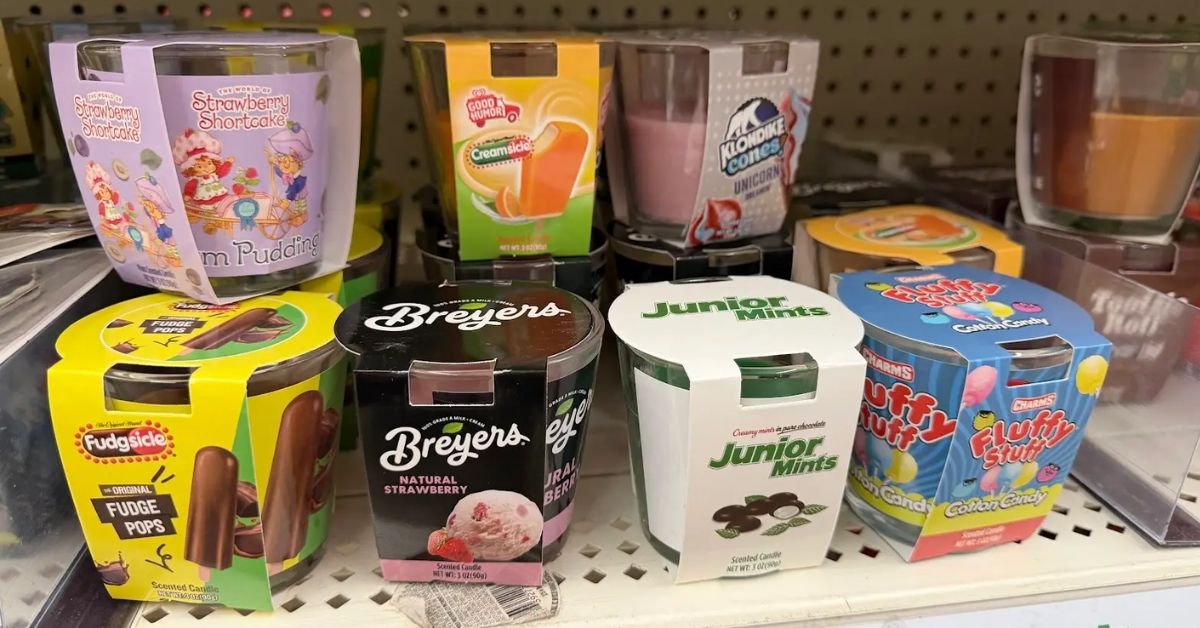 dessert scented candles