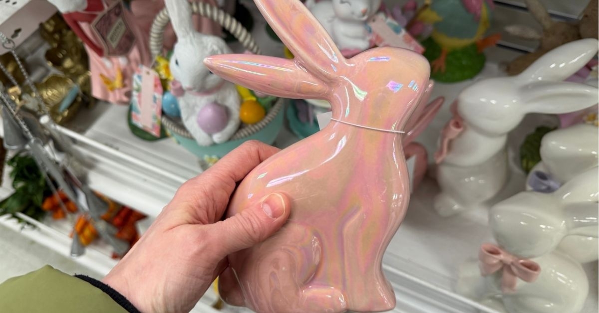 pink bunny decor