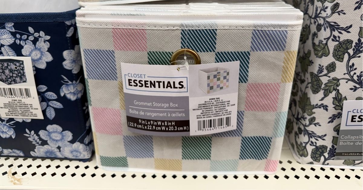 closet essentials storage cubes