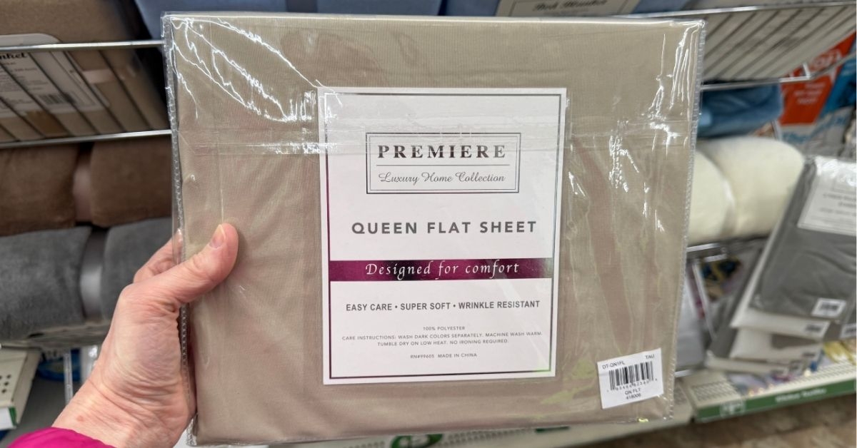 premiere queen flat sheet