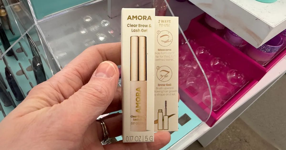 amora clear bown and lash gel