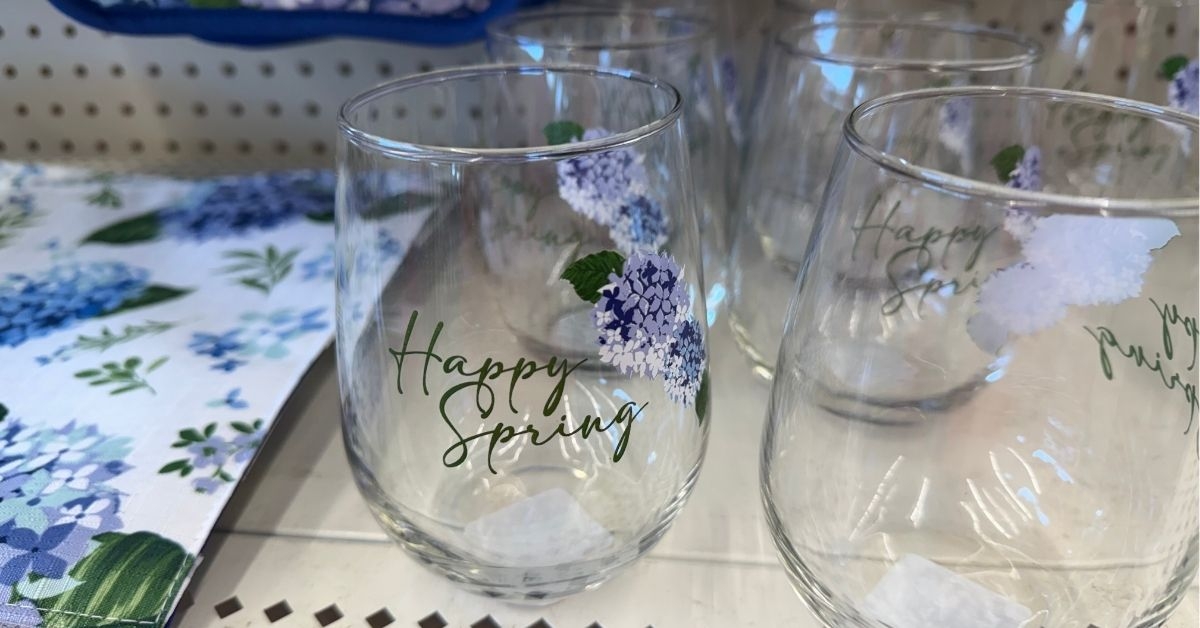 stemless wine glasses