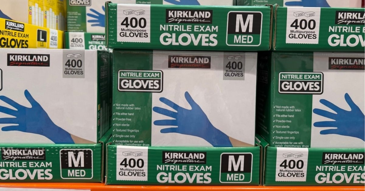 nitrile exam gloves