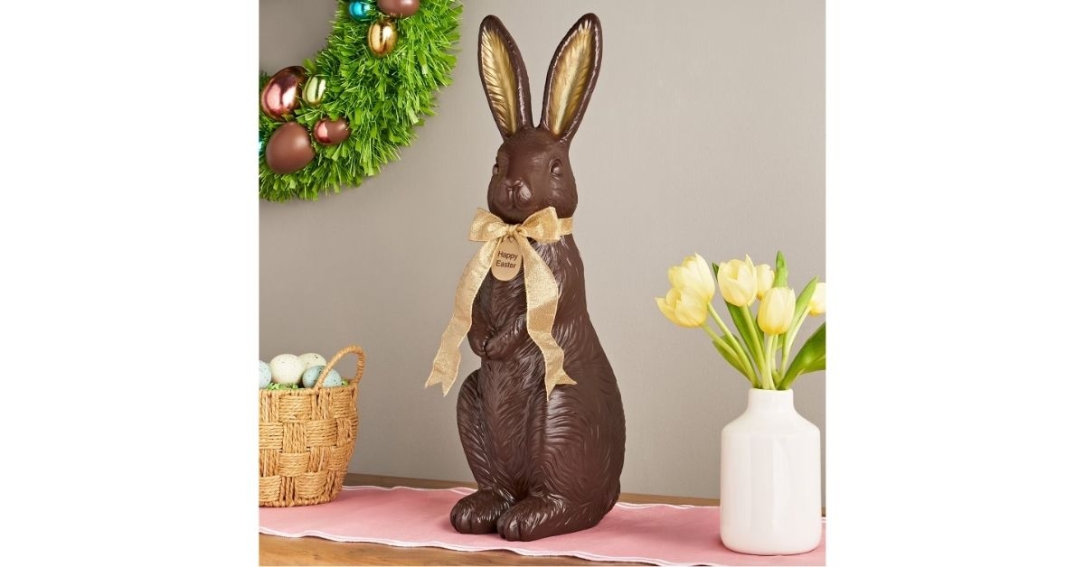 chocolate bunny decor