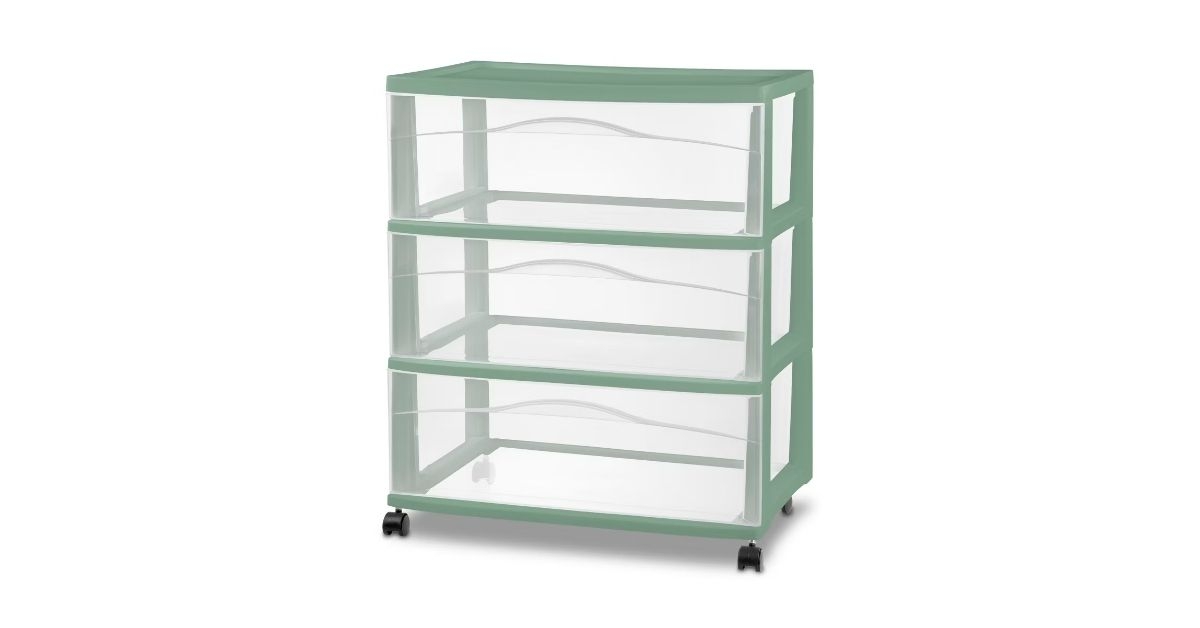 brightroom 3 drawer wide cart