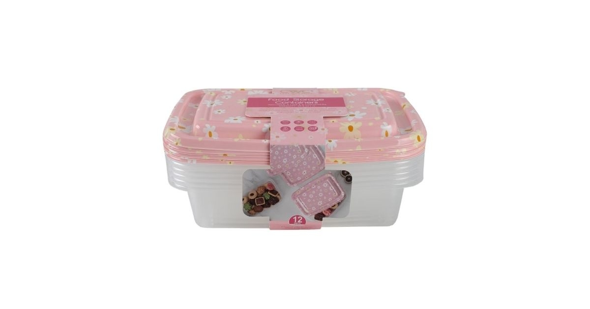 cook with color floral food storage containers