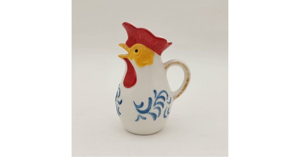 muchoise 18 6 fl oz ceramic pitcher