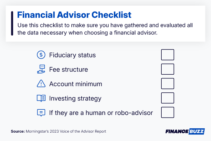 Financial Advisor Checklist