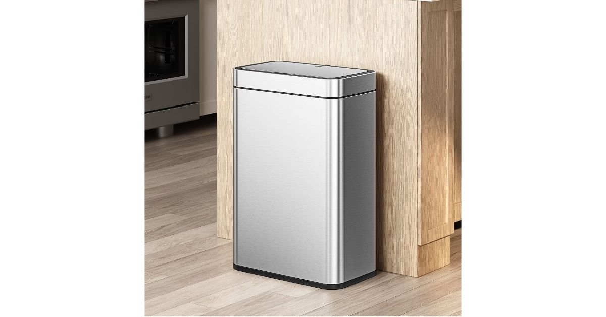 motion senson trash can