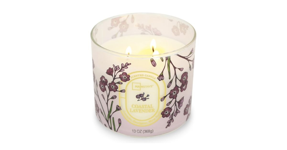 floral scented candle