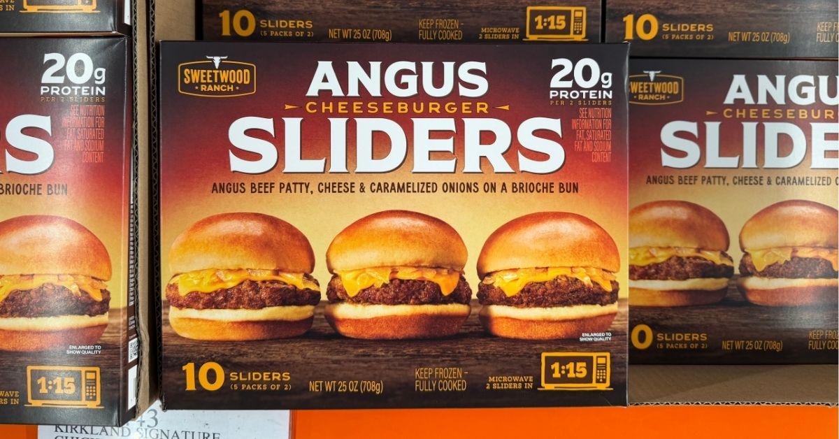 sweetwood ranch angus cheeseburger sliders