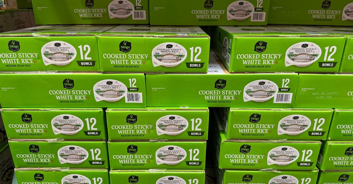 bibigo cooked white sticky rice