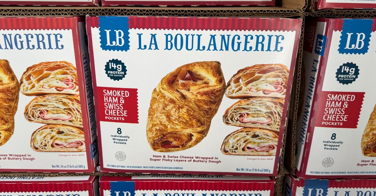 la boulangerie smoked ham and swiss cheese pockets