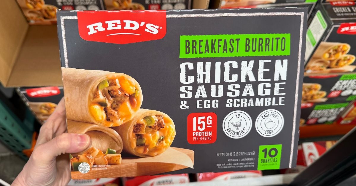 chicken sausage and egg scramble breakfast