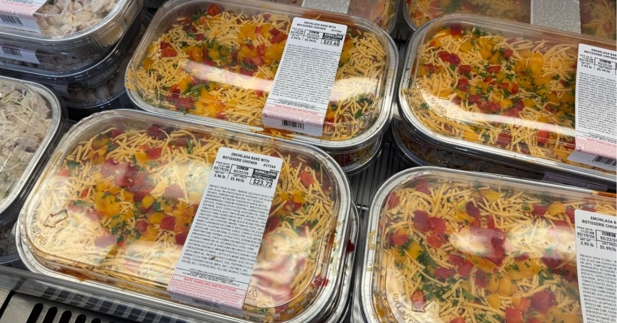 enchilada bake with rotisserie chicken