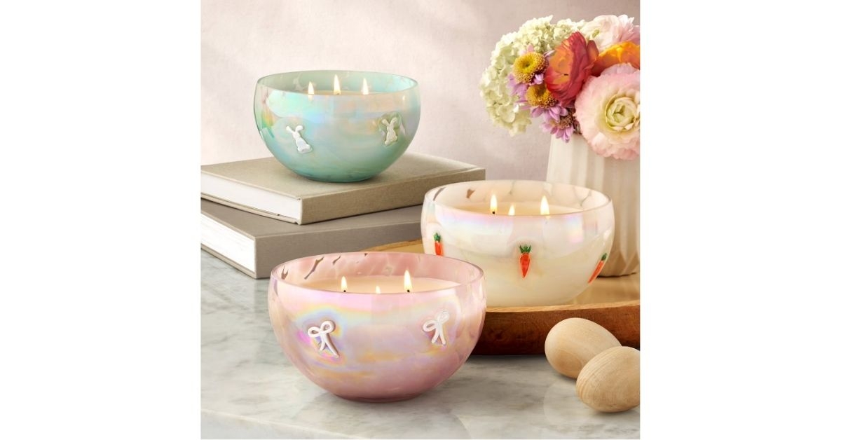 novelty icon glass candle