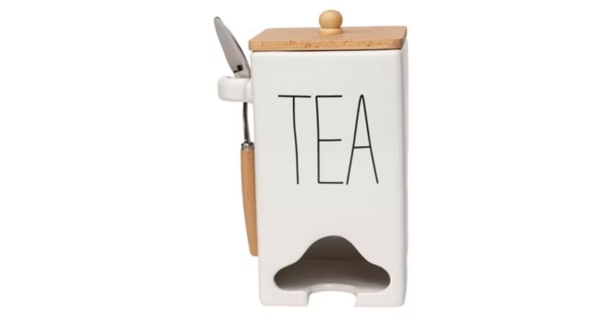 tabletop tea bag caddy