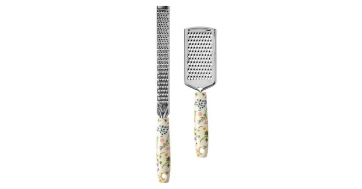 floral print hand grater