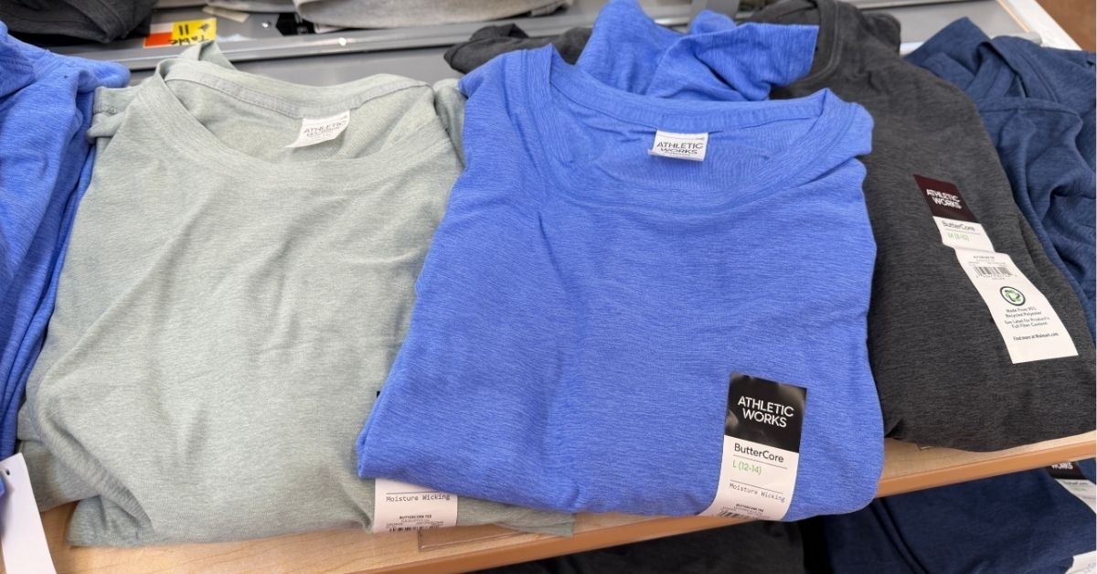 athletic works women butter core tee