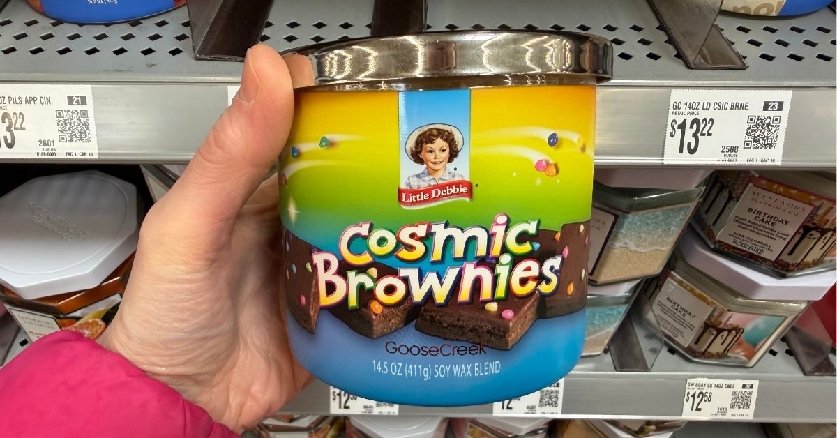 goosecreek little debbie cosmic brownies jar candle