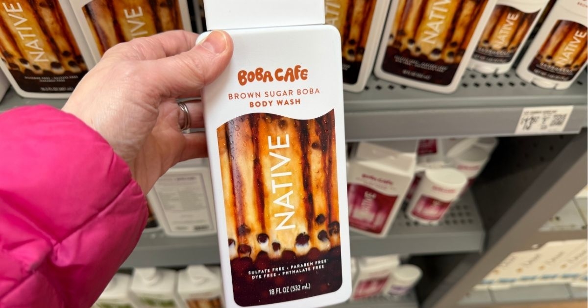 native boba cafe brown sugar boba body wash