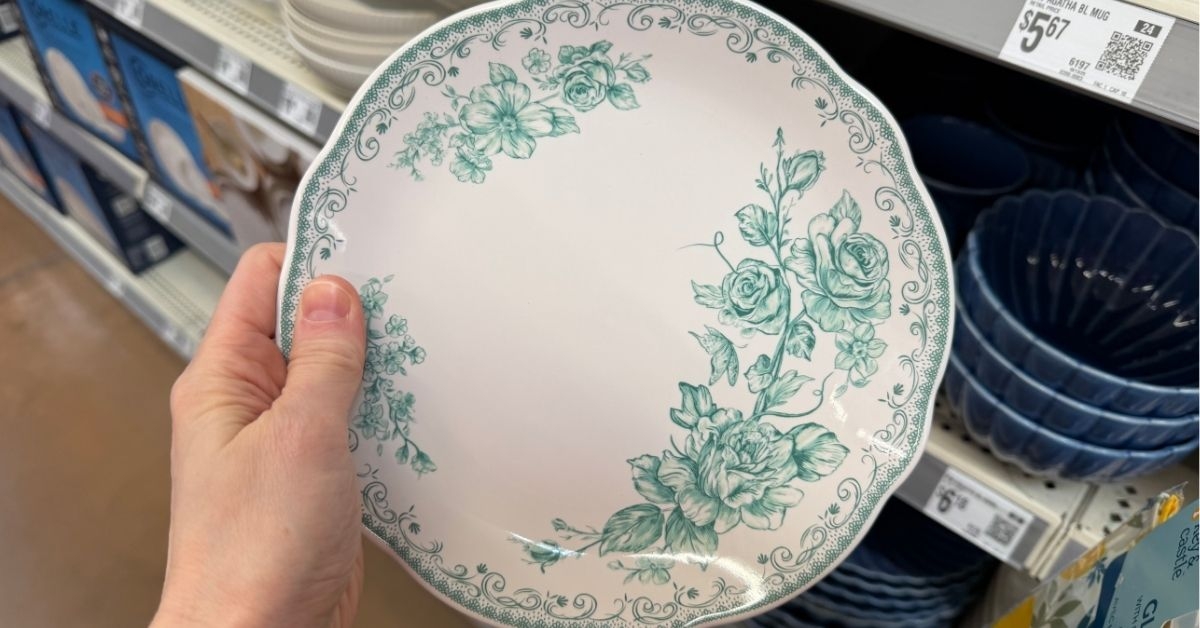 pioneer woman agatha green salad plate