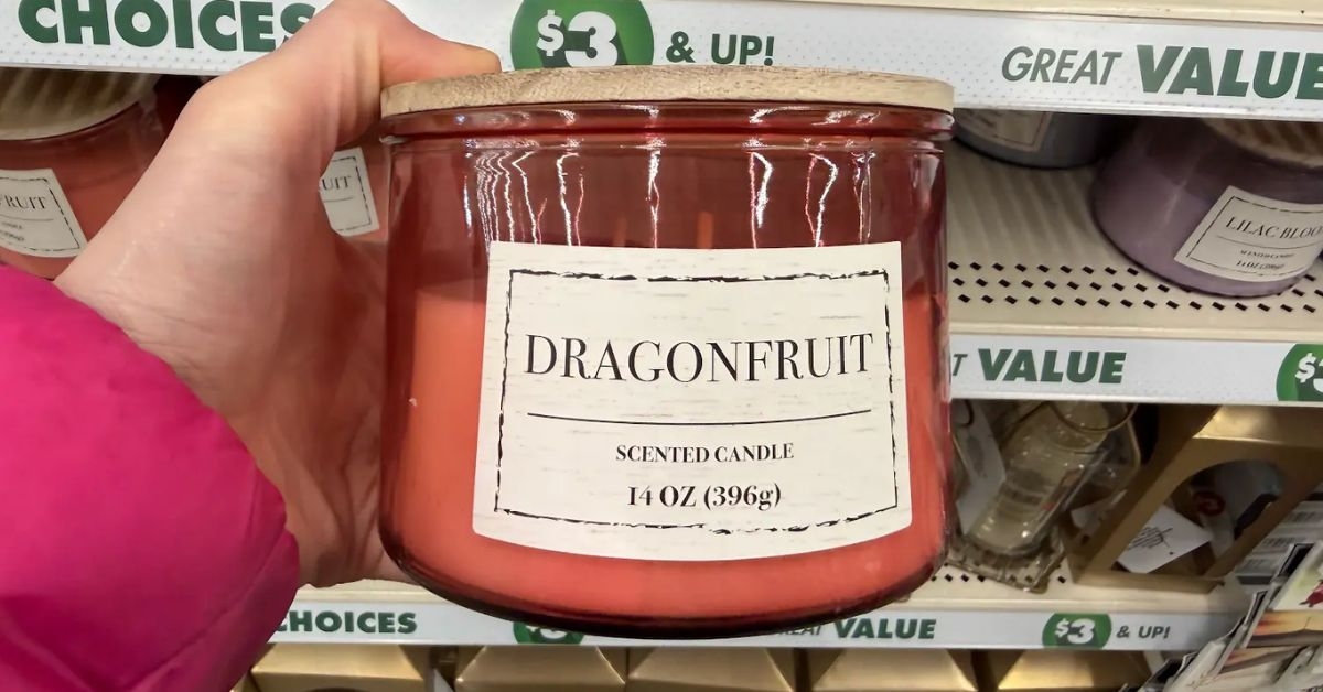 dragonfruit scented candle