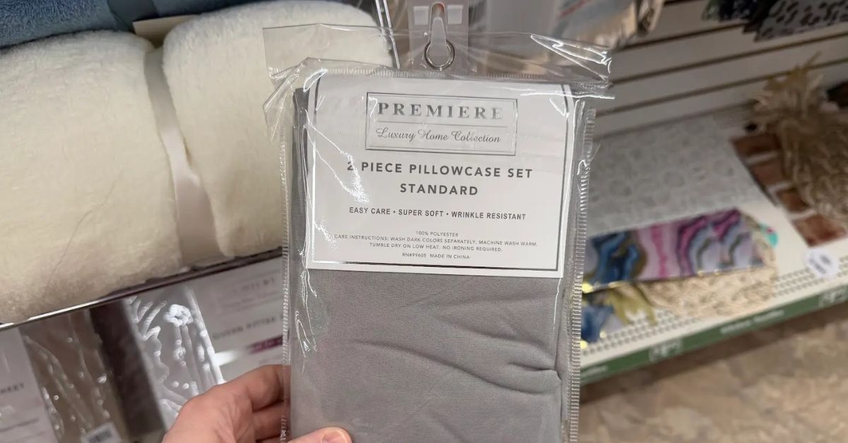 premiere standard pillowcase set