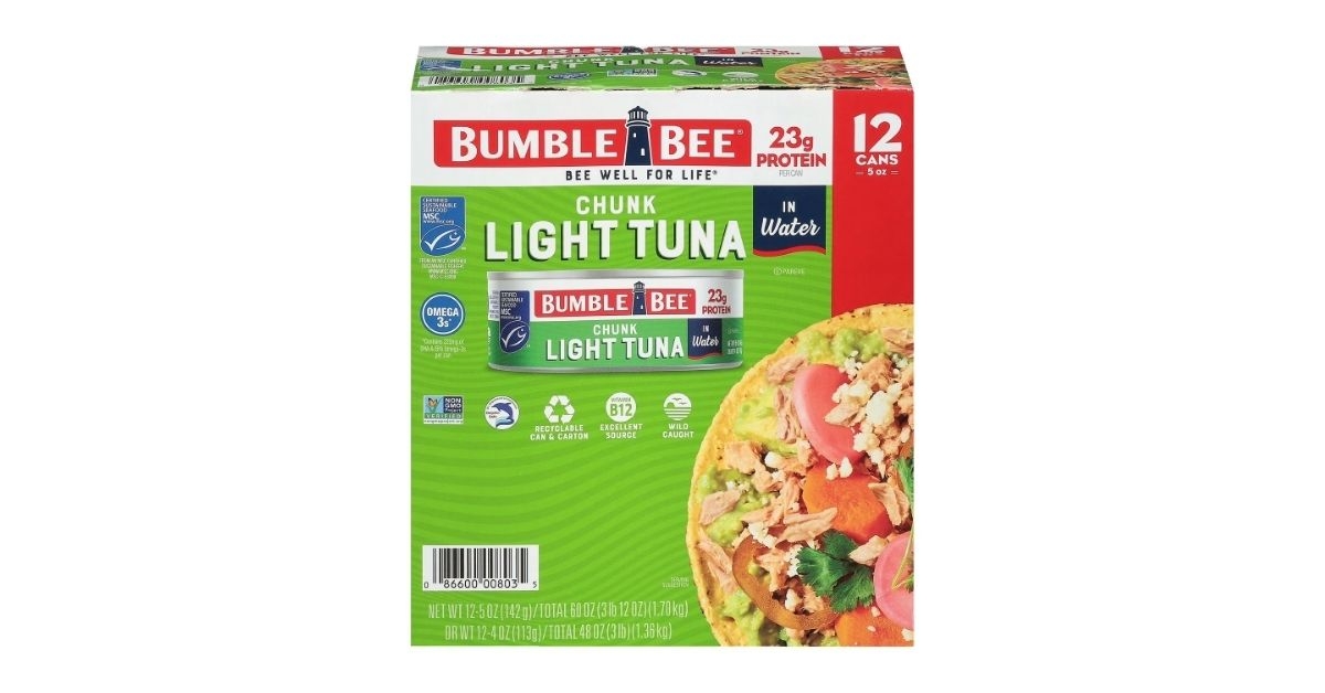 chunk light tuna in water