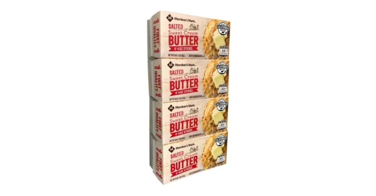 salted sweet cream butter