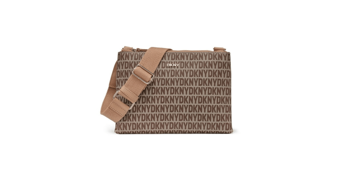 dkny logo crossbody bag