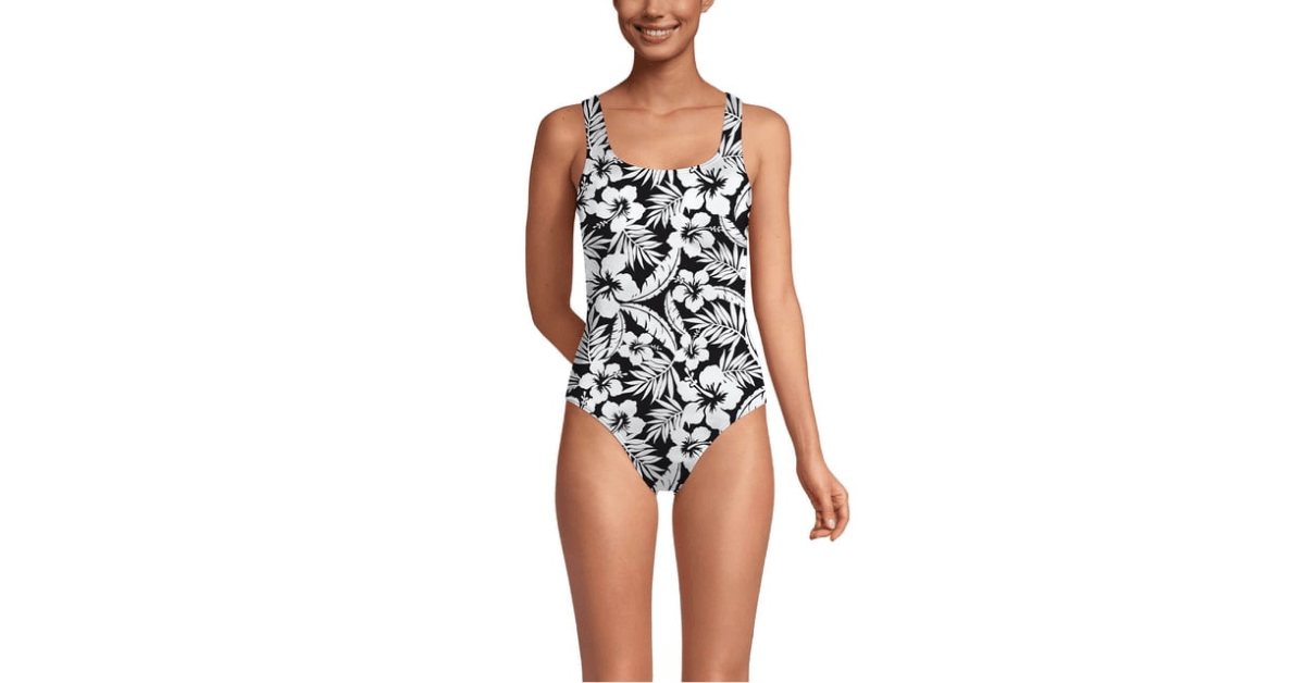 lands end womens one piece swimsuit