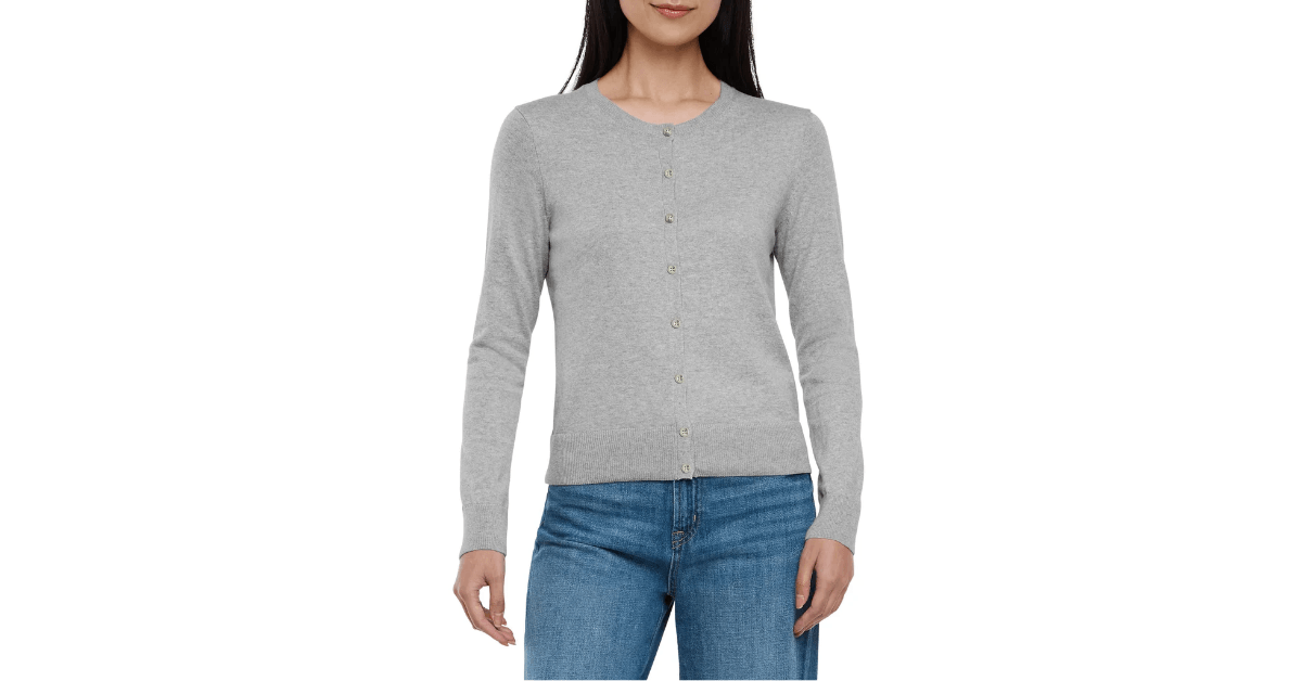 gap womens crewneck cardigan