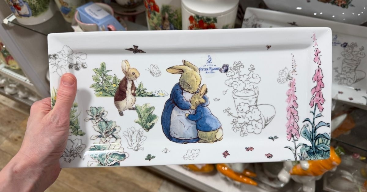 peter rabbit platter