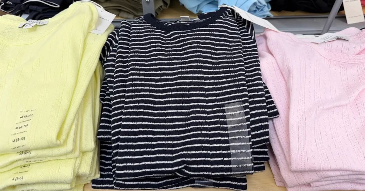 womens pointelle short sleeve mini t shirt