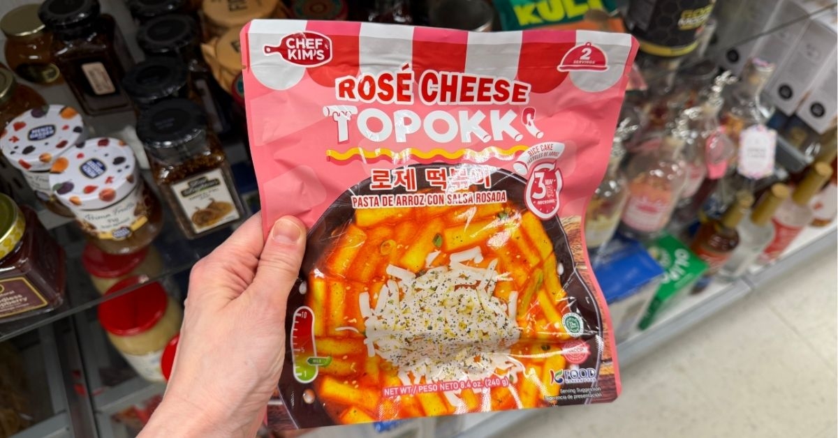rose cheese topokki