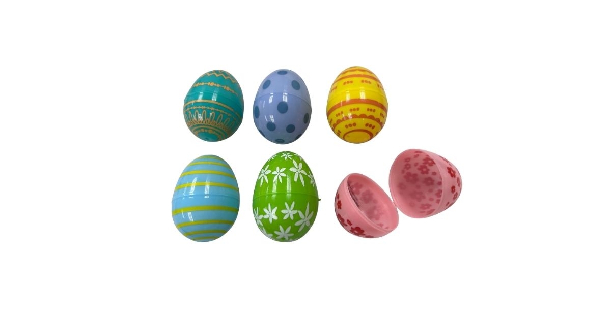 printed fillable palstic easter egg