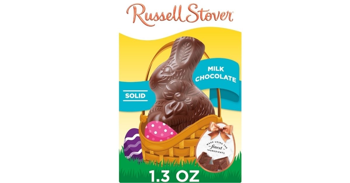 solid milk chocolate easter bunny