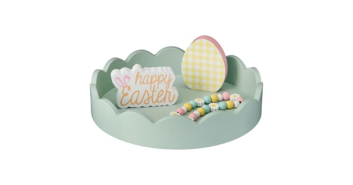 round-shaped spring tray