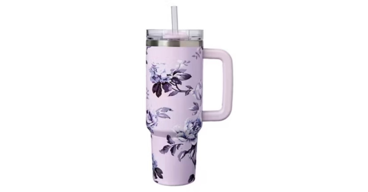 floral thirst crusher tumbler