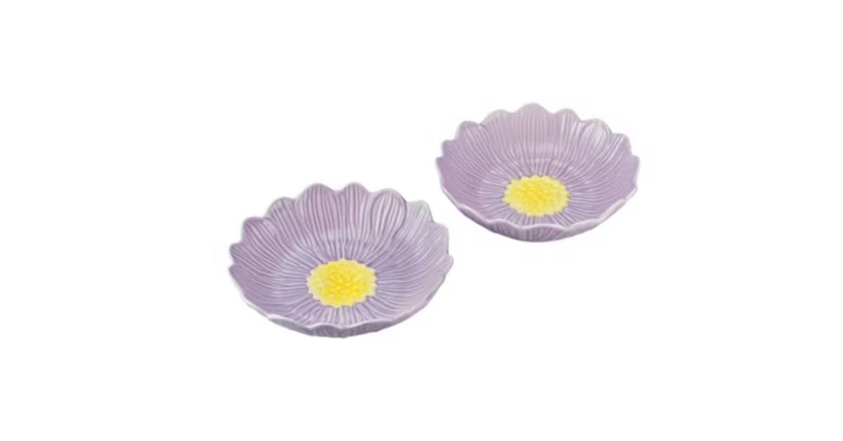 large flower serving bowls