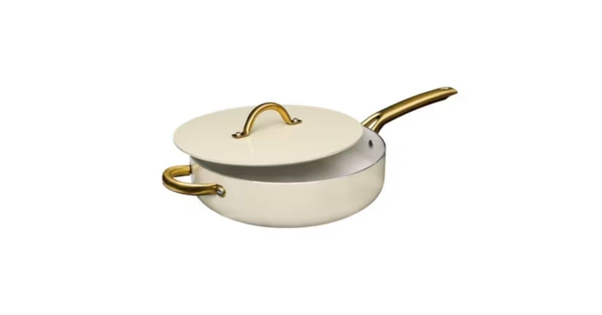 pastel cookware saute pan