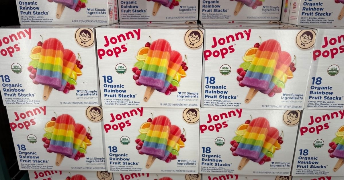 organic rainbow fruit stacks