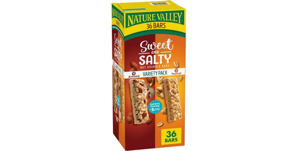 sweet and salty granola bars variety pack