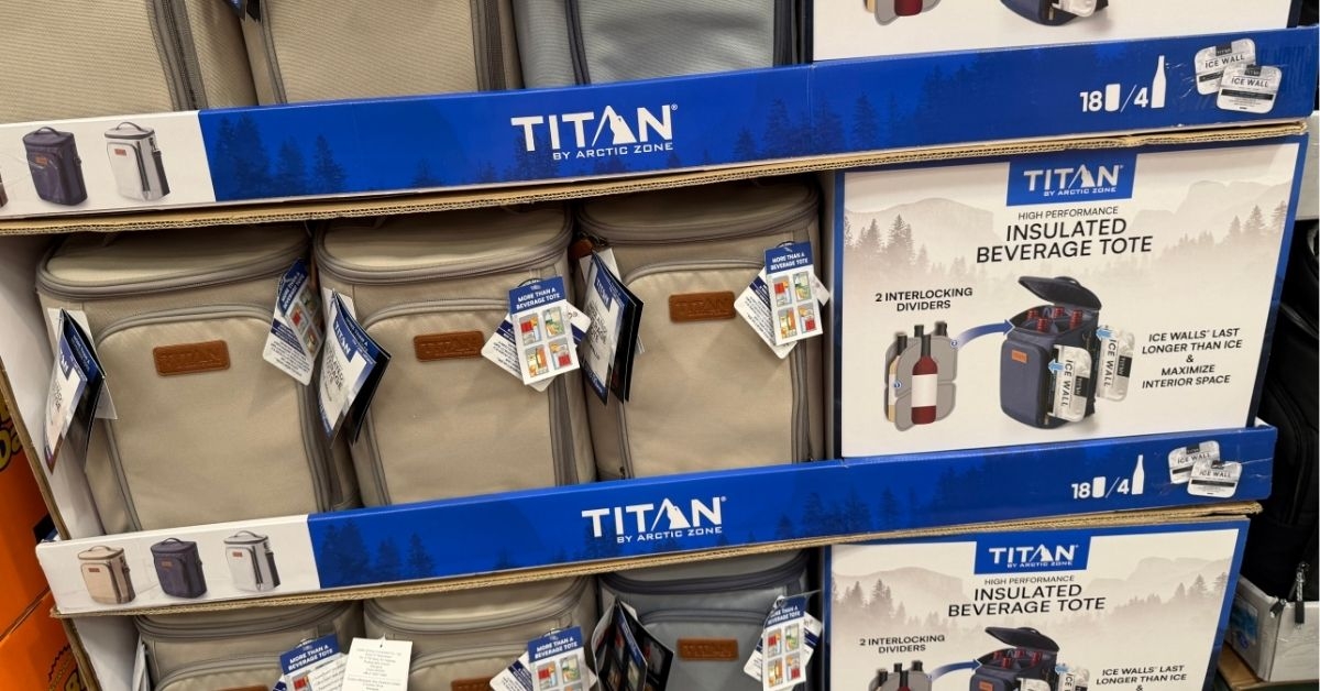 insulated beverage tote