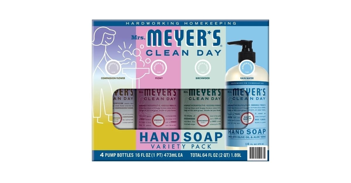 Mrs. Meyer's Hand Soap Clean Day Assortment