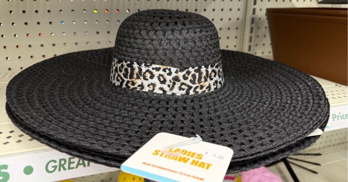 ladies straw hat